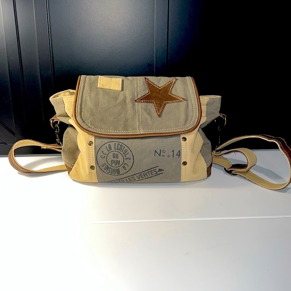 Myra Bags Leather Star Shoulder Bag